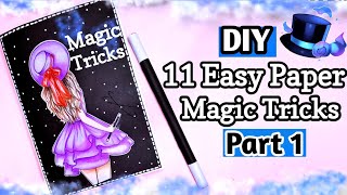 11 Simple Magic Tricks Anyone Can Do / DIY Magic Game Book / DIY Magic Craft To Amaze Your Friends