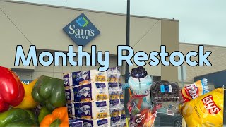 MONTHLY GROCERY HAUL \u0026 PANTRY RESTOCK | Sam’s Club #viralvideo