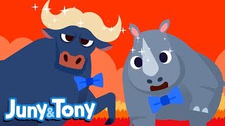 My Horn is the Best | Animal Songs for Kids | Preschool Songs | JunyTony