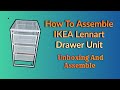 How To Assemble IKEA Lennart Drawer Unit | Unboxing And Assemble