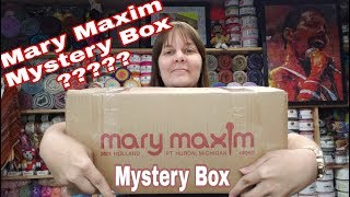 Unboxing a Mystery Yarn Box from Mary Maxim Yarns - Yarn Haul | Bag O Day Crochet