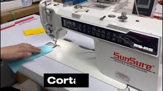 Máquina de coser Recta Industrial Automática Táctil Full Sunsure