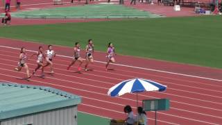 関西新人 女子 100ｍ 準決勝3組