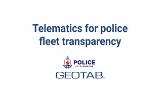 Taking police fleet tracking to a new level of transparency