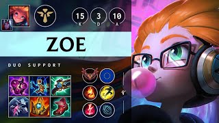 Zoe Support vs Milio: Vision Controller - EUW Grandmaster Patch 14.24