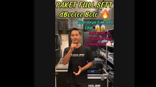 Paket Sound Hajatan Speaker Dapur Pacu Ful dBvoice ||Suaranya Enak Poll #dbvoice #tranding #youtube