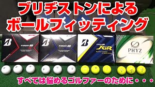 悩めるゴルファーにボールフィッティングを！！ブリヂストンのボールフィッティングを体験！！！