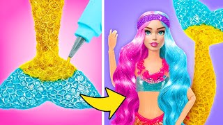 De boneca a sereia 🧜‍♀️: Transformação divertida e fácil 💖