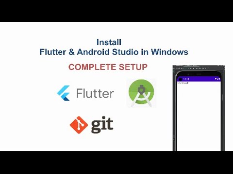 How To Install Flutter And Android Studio With Flutter Setup Git