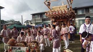 2017_08_06三島市　東町納涼祭 東６町[六華東蘭の絆の競り合い 狂気！].wmv