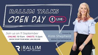 Rallim Talks: Online \u0026 Onsite Open Day