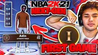 ADIN FIRST PARK GAME ON NEXT GEN NBA 2K21 THE CITY!! NBA 2K21 GAMEPLAY WITH NEW DEMI-GOD BUILD!!!