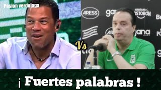 😱 fuertes palabras de Óscar Córdoba a el presidente de atletico nacional (Mauricio Navarro)🔥