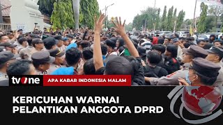 Saling Dorong, Pelantikan Anggota DPRD Cilegon 2024-2029 Diwarnai Demo Mahasiswa | AKIM tvOne