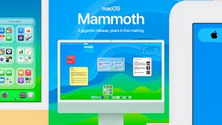 Mac OS Mammoth : New Menu Bar , Widgets & Much More!