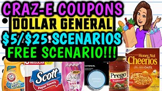 🤯FREE SCENARIO!🔥$5 OFF $25 SCENARIOS🤯DOLLAR GENERAL COUPONING THIS WEEK 6/25🔥EXTREME COUPONING🤯