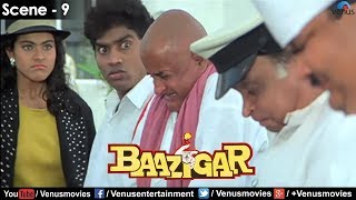 Kajol gets Irritated with Johnny Lever (Baazigar)