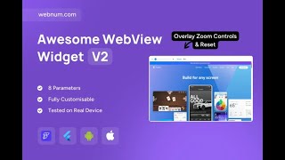 FlutterFlow WebView Widget ๐ #flutterflow #webview #widget