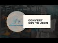 Convert CSV file to JSON Format Using Pabbly Connect