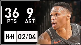 Russell Westbrook Full Highlights Thunder vs Lakers (2018.02.04) - 36 Pts, 9 Asts | 2017-18 Season