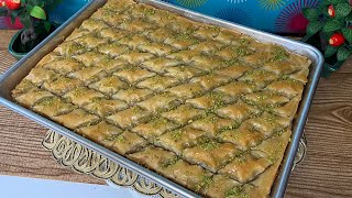 How to make baklava with nuts | طريقة عمل بقلاوة بالجوز