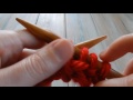 How to Purl Stitch (p) in Knitting