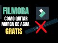 💥 Como QUITAR MARCA de AGUA FILMORA 💥 | Fácil y GRATIS 2024