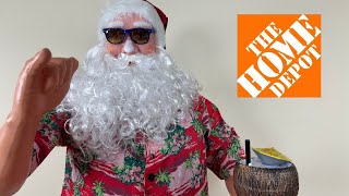 Beach Santa Animatronic 2024 Home Depot Unboxing \u0026 Demo