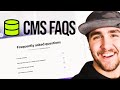 How to create CMS powered FAQs in Webflow