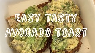 🐻곰손을 위한 쉽고 맛있는 Avocado Toast 레시피 🥑