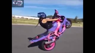 世界のバイクライダー  ！  イカシタ女子  \u0026 ズッコケ男前