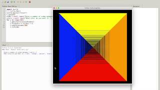 How To Draw A Square Using Turtle Graphics #3
