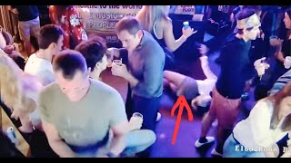 intoxicated woman in ELBO ROOM takes a big tumble while dancing, gets escorted out