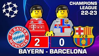 Bayern vs Barcelona 2−0 • Champions League 2022/23 All Goals & Hіghlіghts Lego Football