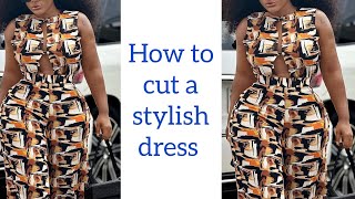 How to cut this stylish trending dress (Detailed)