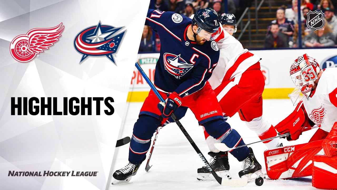 NHL Highlights | Red Wings @ Blue Jackets 2/7/20 - YouTube