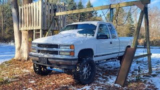 Lifting my 1996 silverado! Beginning the k1500 build