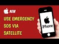 How to use Emergency SOS via satellite on iPhone 14 (EASY)
