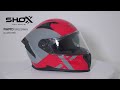 Shox Rapid Speedway ECE R22.06 Full Face Motorcycle Helmet - GhostBikes