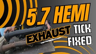 How to - Solve The Hemi Exhaust Tick