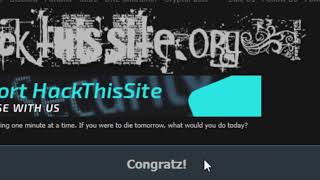 HackThisSite : Basic Missions Level 3 (hint url)