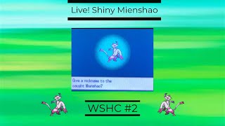 LIVE!! Shiny Mienshao in Black after 15,492 RE's! | WSHC #2