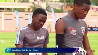 Grenada Intercol 2024 - Boys 200m Sub Junior Finals