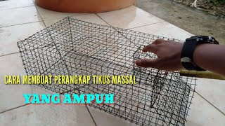 CARA MUDAH MEMBUAT JEBAKAN TIKUS MASSAL/ HOW TO MAKE A MASS MOUSETRAP