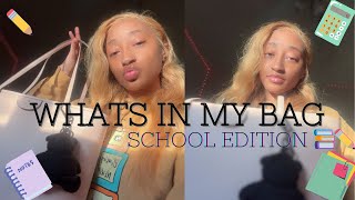 WHATS IN MY BAG 2024 | SCHOOL EDITION | EVERYDAY PURSE ESSENTIALS