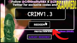 NEW CRIMINALITY UPDATE V1.3 SUCKS