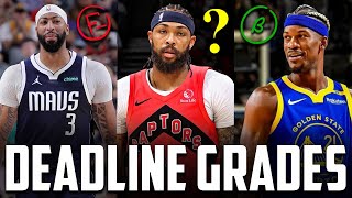 Grading EVERY Blockbuster Trade Made At The 2025 NBA Trade Deadline...