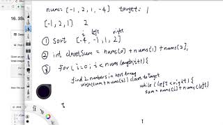 LeetCode Tutorial 16. 3Sum Closest