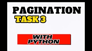 0x00. Pagination