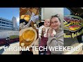 VIRGINIA TECH WEEKEND: walking campus, eating at our favorite restaurants, going to sharkeys